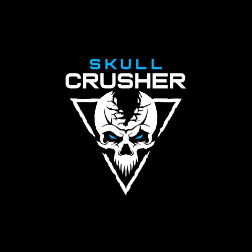 Need a logo thats aggressive, edgy, mean, dark, bad ass, rough, tough,  that screams skull crusher!! Design by Vespertilio™