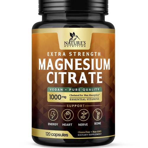 Premium Magnesium Citrate Design needed for Nature's Nutrition Design by Davi Giolo ★