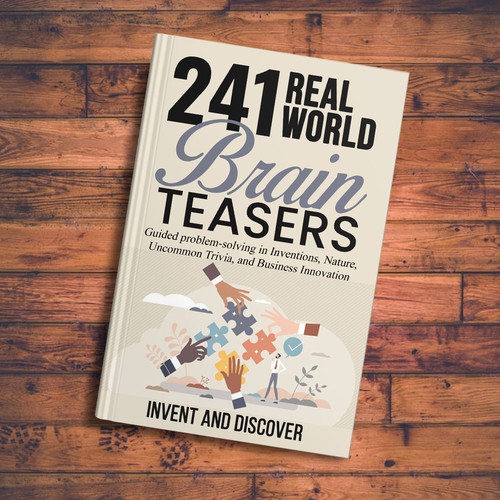 Book Cover - Creativity, Innovation, Inventions, Lateral thinking Design by Zahari Studio