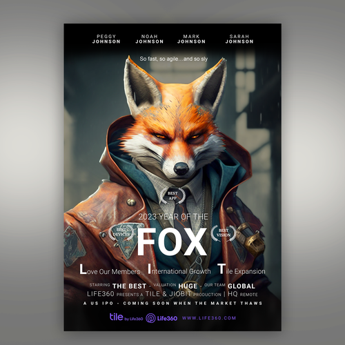 Design di Life360 2023 Year of the Fox Poster di Vivid Project
