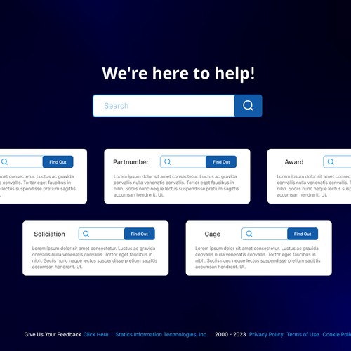 Website Search Page Design by Ajmir Sharif