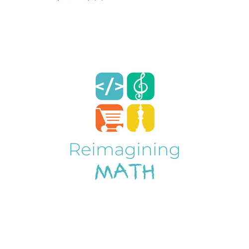 Reimagining Math Logo Design Design by Catarina Terra