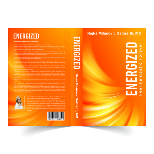 Design a New York Times Bestseller E-book and book cover for my book: Energized デザイン by kalatim