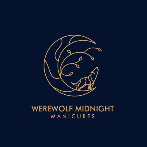 99d: Werewolf Midnight Manicures logo Design by Khairul_