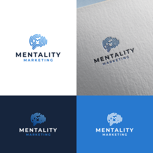 Design by BolongArt titled "Mentality Marketing Logo"