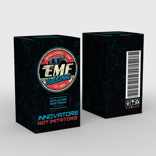 Artwork Design for Automotive Ball Joint Packaging Design by Fajar Juliandri