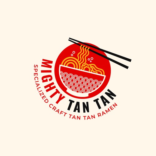 Japanese Tan Tan Ramen Shop Logo Design by Srdjan Savić