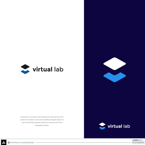 Logo needed for Virtual Lab, an Augmented Reality Studio Design by Gilidesigns™