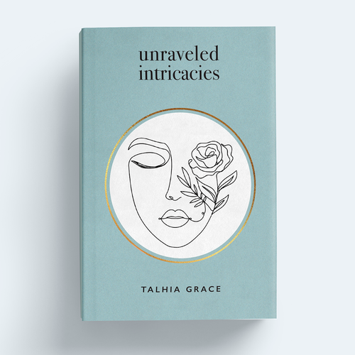 Create an authentic book cover for a collection of poems Design by DINJA