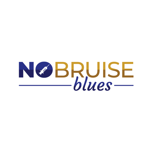 No Bruise Blues - Logo for product packaging for a Bruise and Swelling Product Design by LogoCraftPro