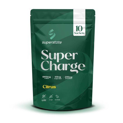 Packaging Design for a clean electrolyte supplement Design by sougatacreative