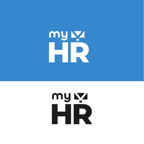 Create an awesome logo for myHR, the #1 HR Software in Luxembourg ! Design by M.I.Thomson