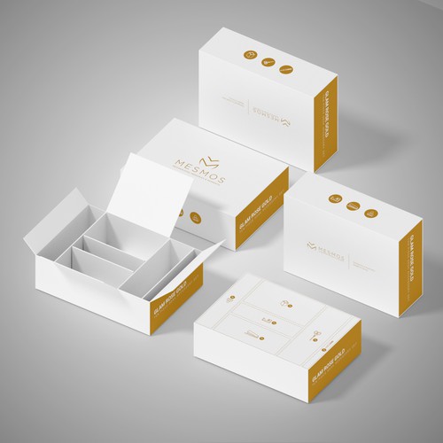 Design a smart luxury packaging for a desk accessory set Design by FAREL_14