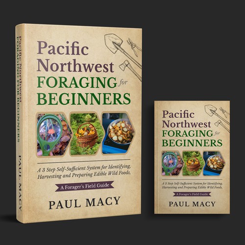 We need a modern looking Pacific Northwest Foraging book cover Design by M E D I A 2