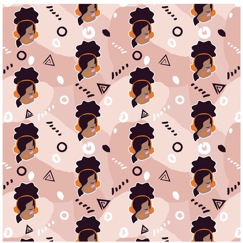 Bucket Hat Designs for Girls (black culture theme) Design by aSveta