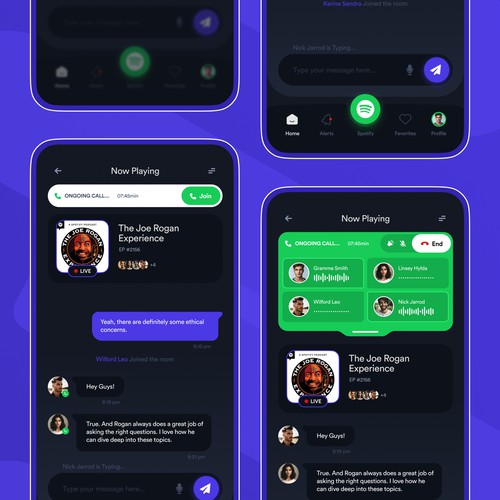 Modern, Clean, Popping Design for a New Podcast App Design by Makak._.Studios