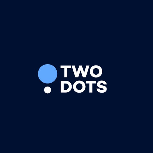 Two Dots Software Fraud Prevention Logo Design - Modern and Simple! Design by Corals