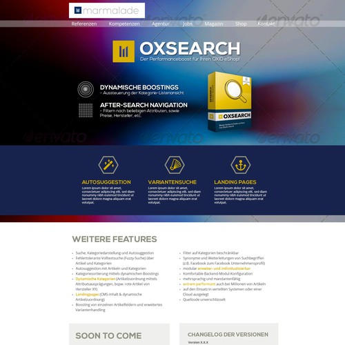 Landing page design contest entry by Heidi7