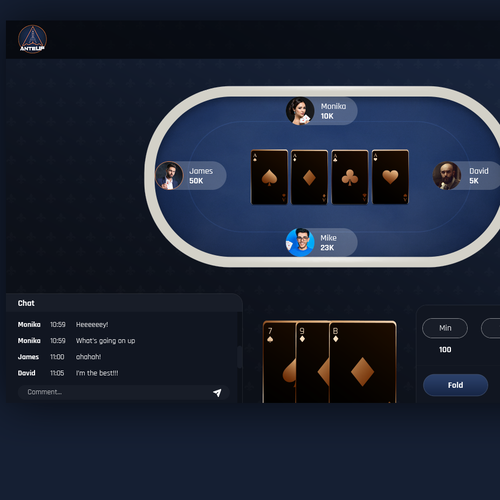 Blockchain Poker Dapp UI Design Design by FaTiH™