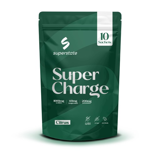 Packaging Design for a clean electrolyte supplement Design by sougatacreative