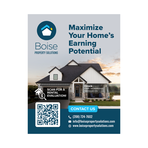 Create an Eye-Catching 1/4 Page Ad for a Leading Property Management Company! Design by Adi Azudin