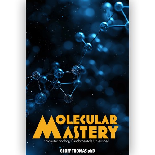 Create an eye-catching design for a first time author on the topic of nanotechnology. Design by RoundRectangles