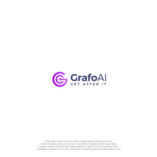 GrafoAI | Artificial Intelligence Writer Logo Design by oakbrand™