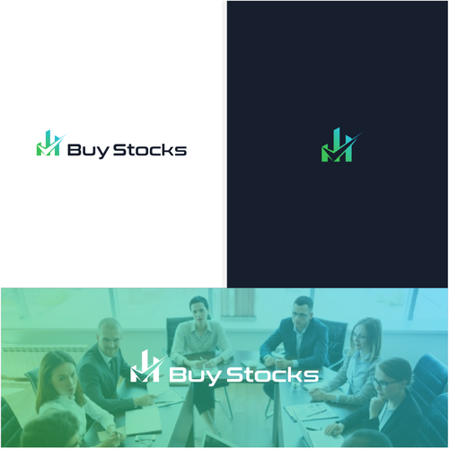 Buy Stocks logo Design by JoyBoy™