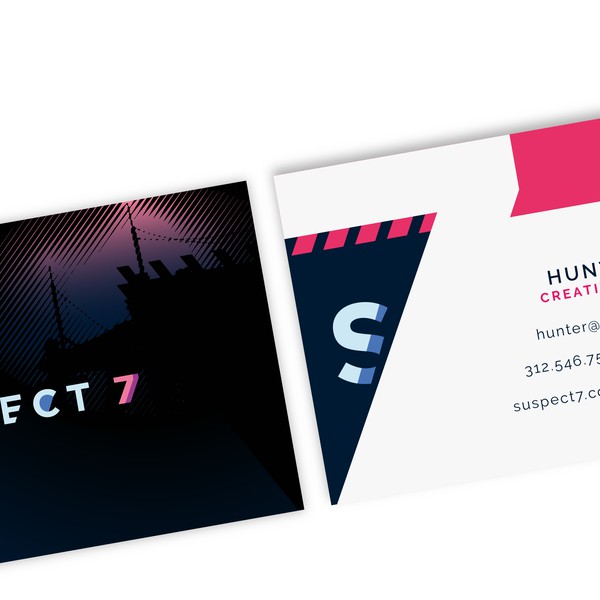 A pink landscape for a noir animator group