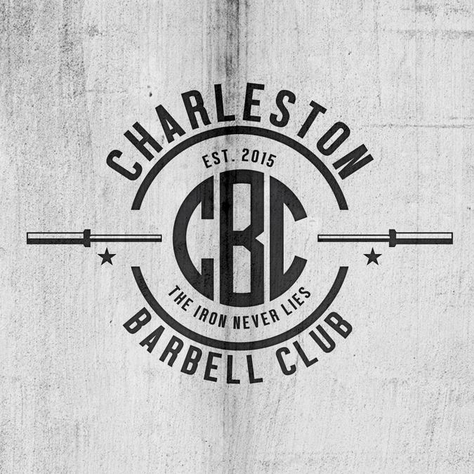 Charleston Barbell Club logo Logo design contest