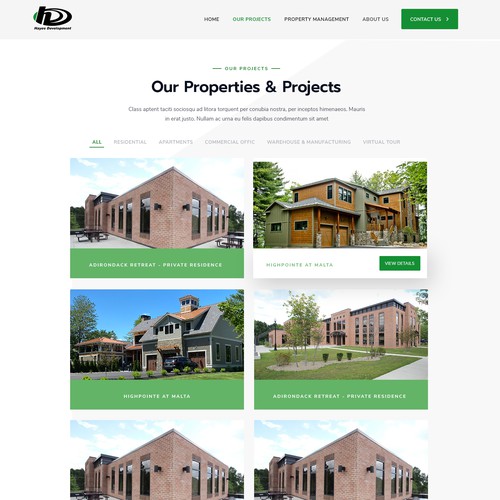 **Upgrade** existing website.  Tons of High Res existing imagery! Design by FuturisticBug