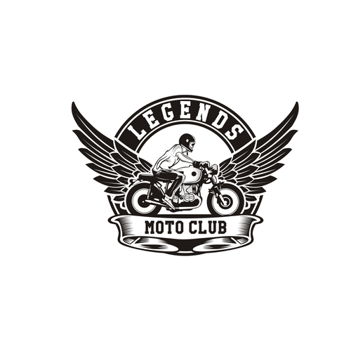 amazing motorcycle club logo | concurso Logotipos