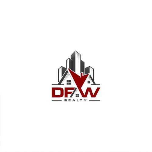 Real Estate Brokerage Logo for DFW Realty (DFW - Dallas-Fort Worth, TX) Design by wali99