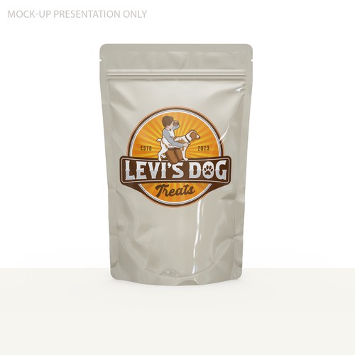 Design a logo for a freeze dried food Dog company! Design by Husn Art