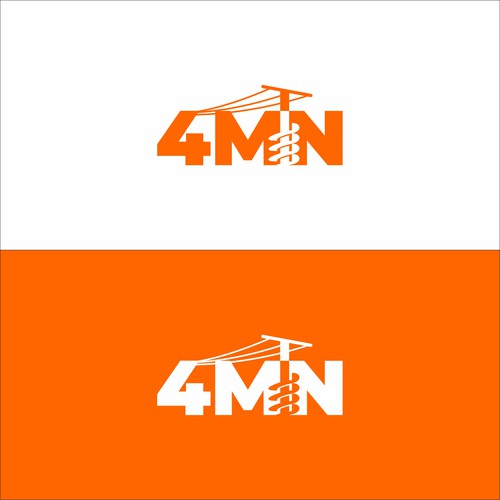 A catching simple logo to be remembered. No linesmen stuff just a simple catching 4MN Design by @GadjahDesign