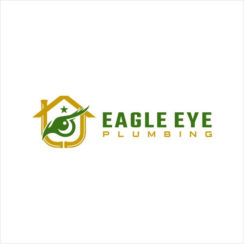 Eye catching and very marketable logo for plumbing company. The company name is Eagle Eye Plumbing Design by tyovan