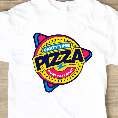 FUN pizza parlor logo design Design por -NLDesign-