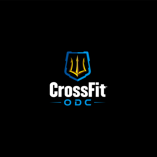 Logo pour une salle de CrossFit (France), thématique : trident, mer, odyssée, poseidon … Design by RahmaniaSafitri