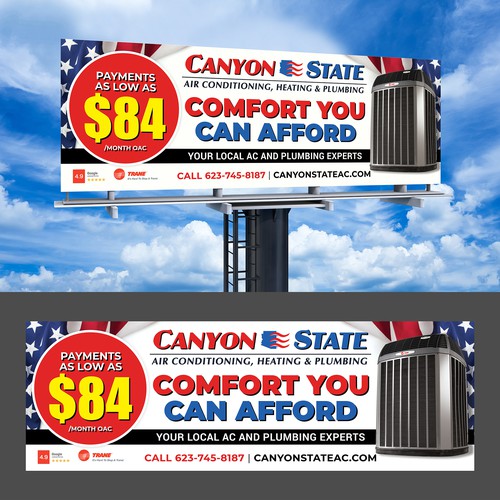 Design An Eye-Catching Billboard For An HVAC Company Design by djokosoe