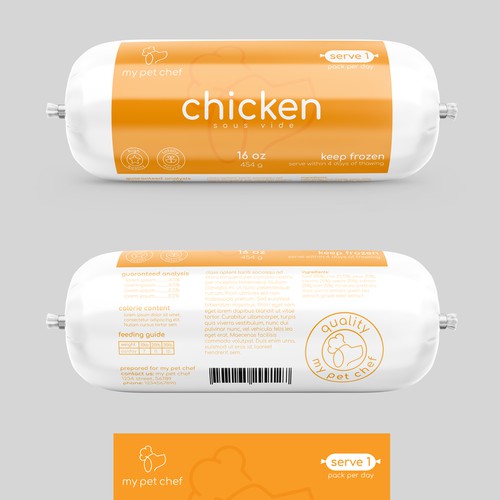 Premium Fresh Dog Food Design by Totoya