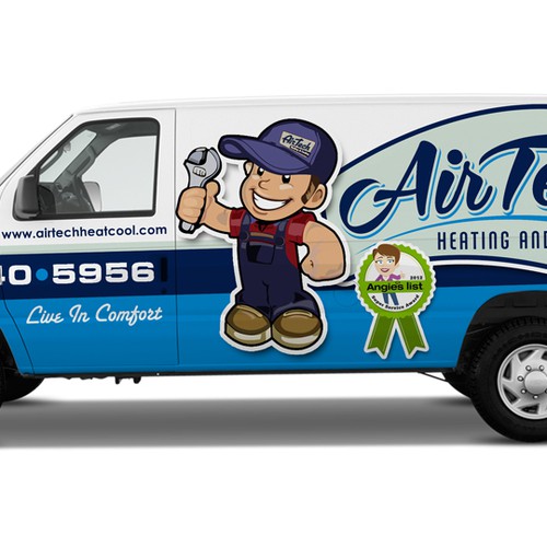 Create the next signage for Airtech heating and cooling Design by Ironhide!