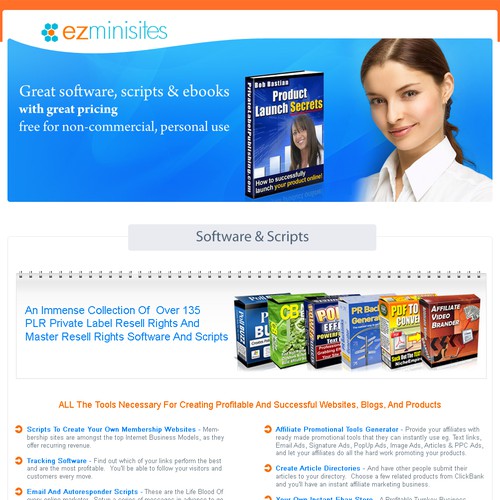 Design sales page for selling private label rights software, Other Graphic  Design contest