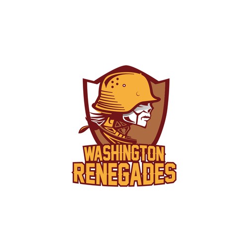 Community Contest: Rebrand the Washington Redskins  Diseño de The Trending Market