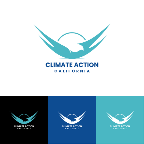 Climate Action California Logo Design by sidiqyunanda12