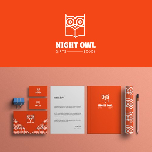 Design an inviting modern brand identity for a new independent bookshop. Design by HeyCreativeStudio