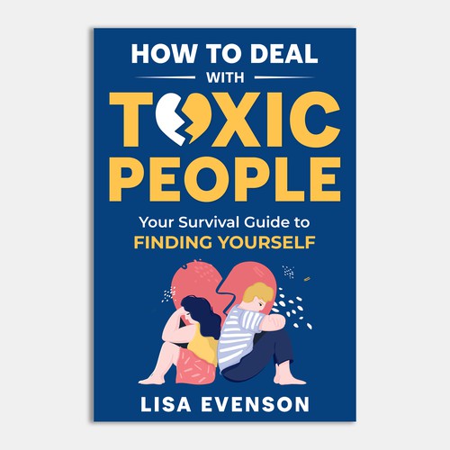 コンペ「Design an Inspiring and Eye-Catching Cover for a Book on Dealing with Toxic People.」のデザイン by Unboxing Studioさん 