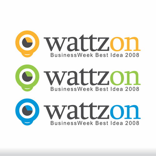 Help WattzOn (BusinessWeek Best Idea 2008) with a new logo Design by si6