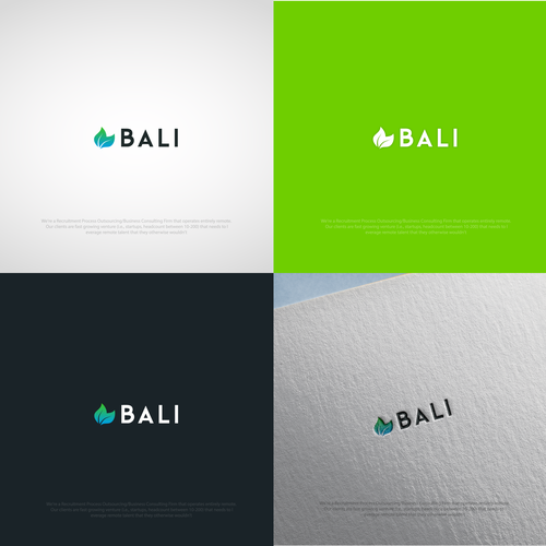 Bali - brand identity for staffing firm, Logo & brand identity pack  contest