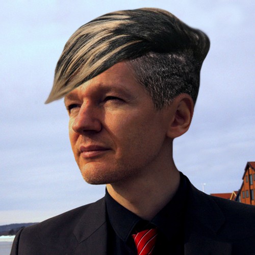 Design the next great hair style for Julian Assange (Wikileaks) Diseño de Martin Friberg