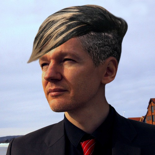 Design the next great hair style for Julian Assange (Wikileaks) デザイン by Martin Friberg